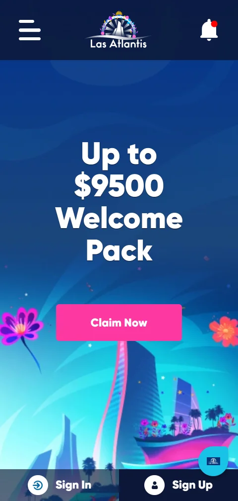 Las Atlantis Casino mobile access and playability for India