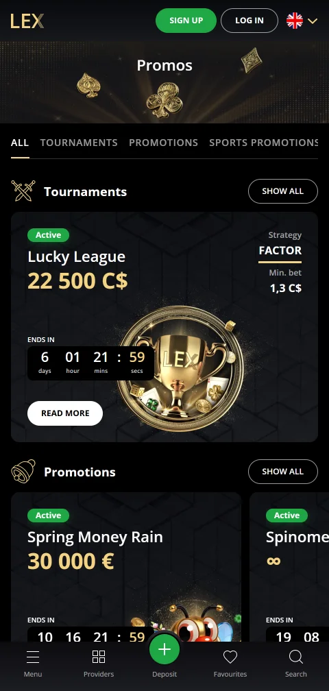 Lex Casino security, licence and player protection overview