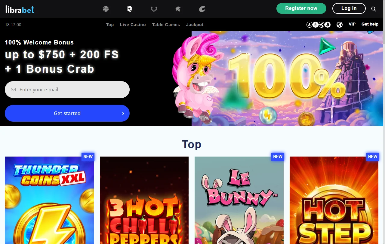 LibraBet Casino bonus details with welcome offer and wagering terms