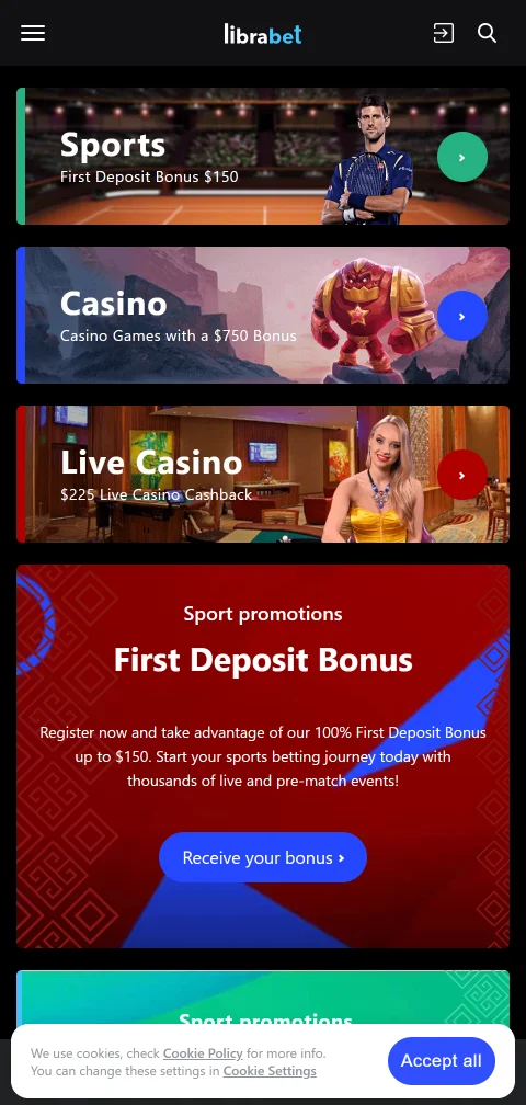LibraBet Casino mobile access for smartphone players and browser play