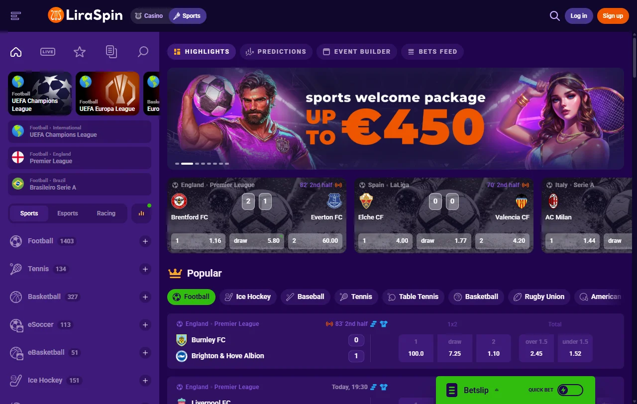 Liraspin Casino welcome bonus and promotional structure