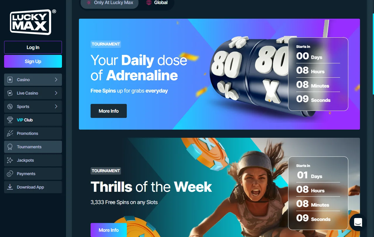 Lucky Max Casino bonuses and welcome offer structure explained clearly