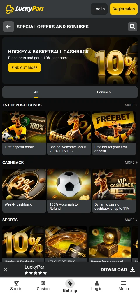 LuckyPari Casino deposits, withdrawals and cashier methods explained