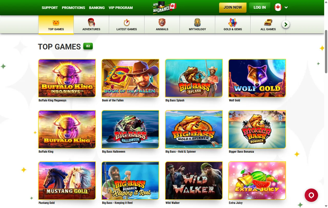 MaChance Casino games library and live table coverage for readers