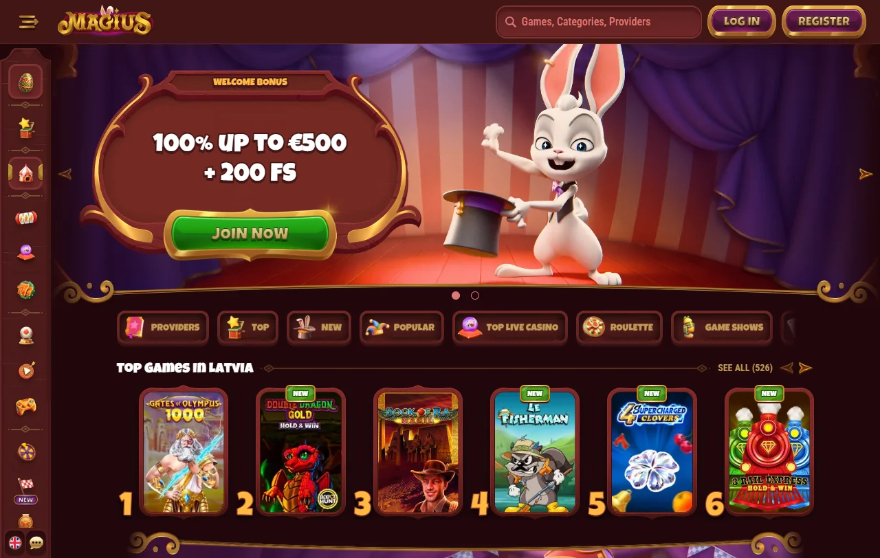 Magius Casino review overview for India players
