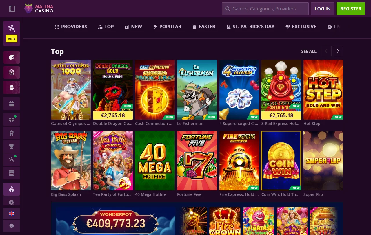 Malina Casino bonus terms and promotions explained for readers