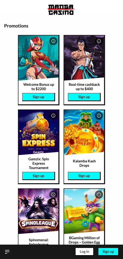Manga Casino security, licence and player protection assessment