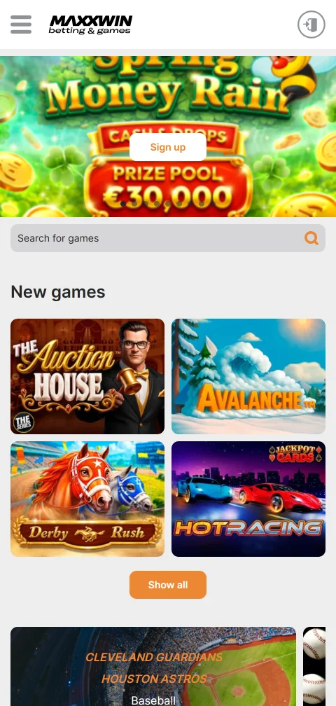 MaxxWin Casino mobile access and browser play focus