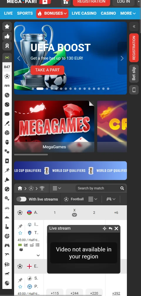 Megapari Casino mobile gaming experience for smartphones in India