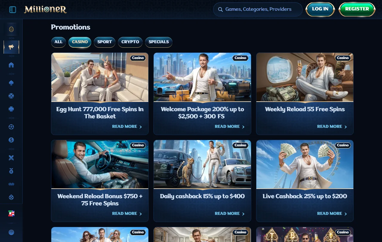 Millioner Casino bonus structure and welcome offer analysis for new players