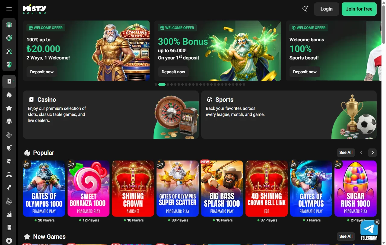 Misty Casino review covering games, payments and trust factors for India