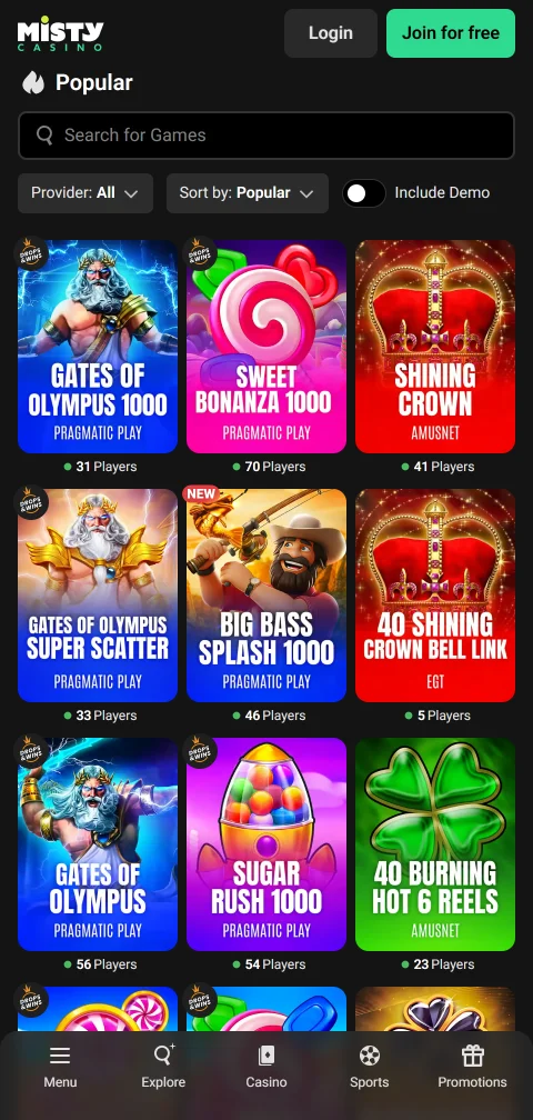 Misty Casino security, licensing and player protection overview