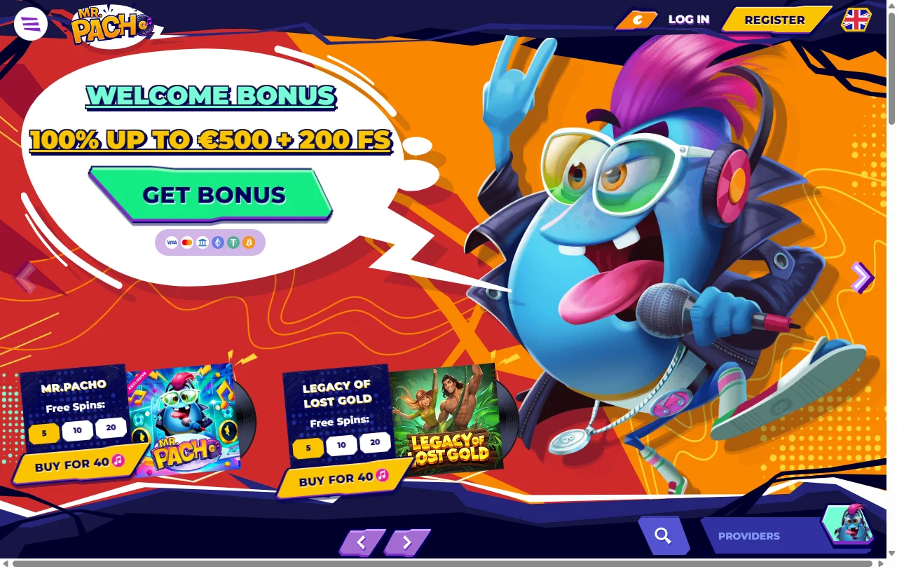 Mr. Pacho Casino review with licensing, games and banking details for India players