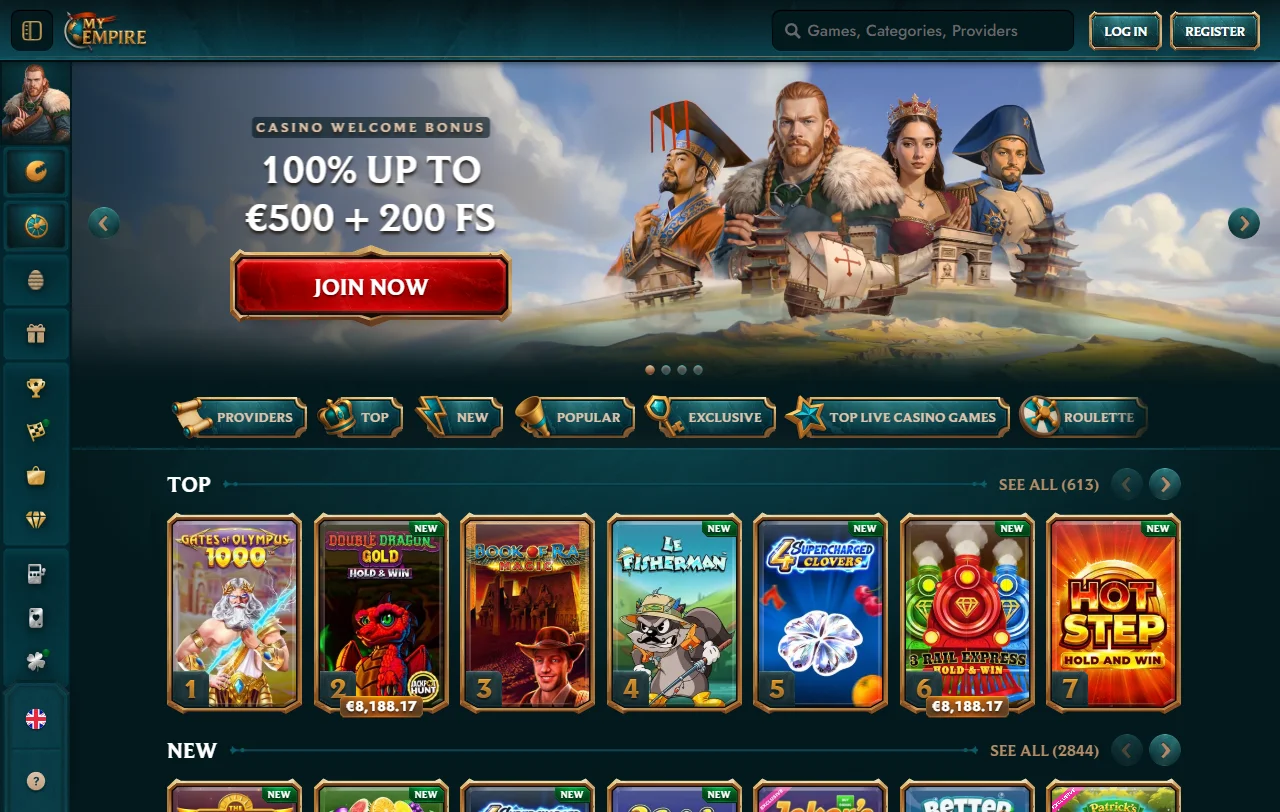 MyEmpire Casino complete review for India players and site analysis