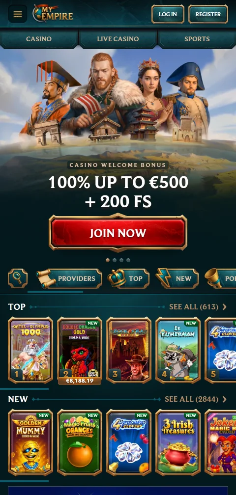 MyEmpire Casino mobile play and smartphone accessibility for India