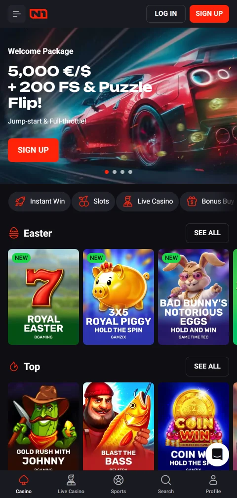 N1Bet Casino mobile access and browser gameplay experience