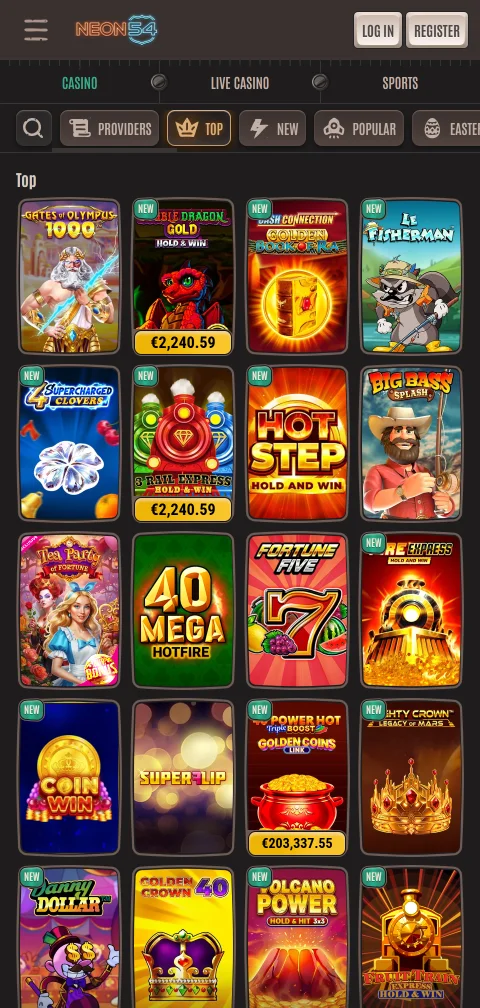 Neon54 Casino security and player protection focus