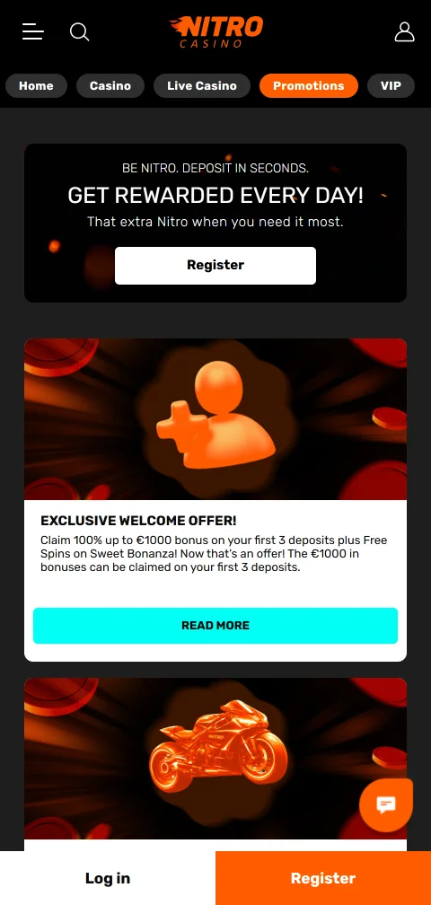 Nitro Casino security, licence and player protection review