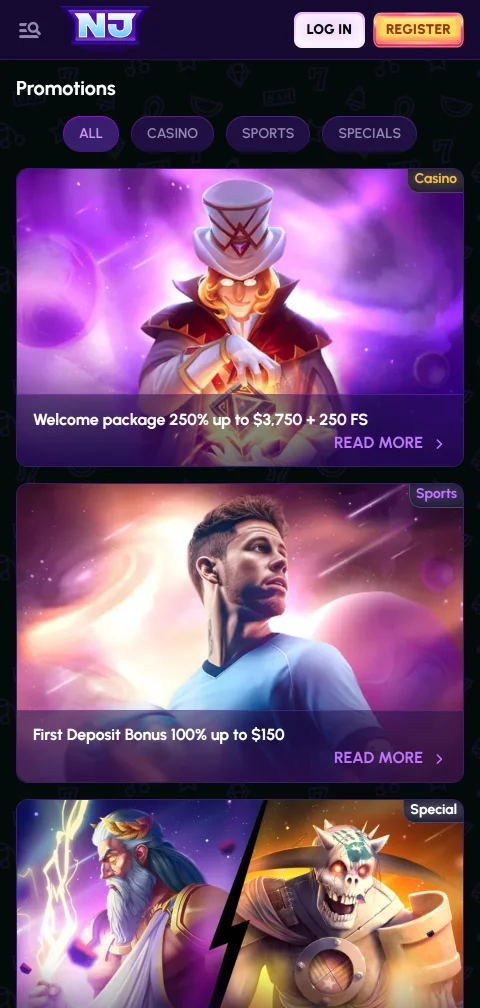 Novajackpot Casino deposits and withdrawals with payment options explained