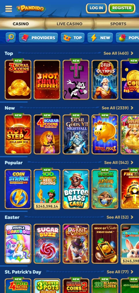 Pandido Casino security and player protection