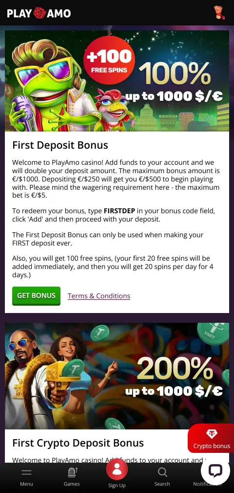 PlayAmo Casino security and player protection overview with licence checks