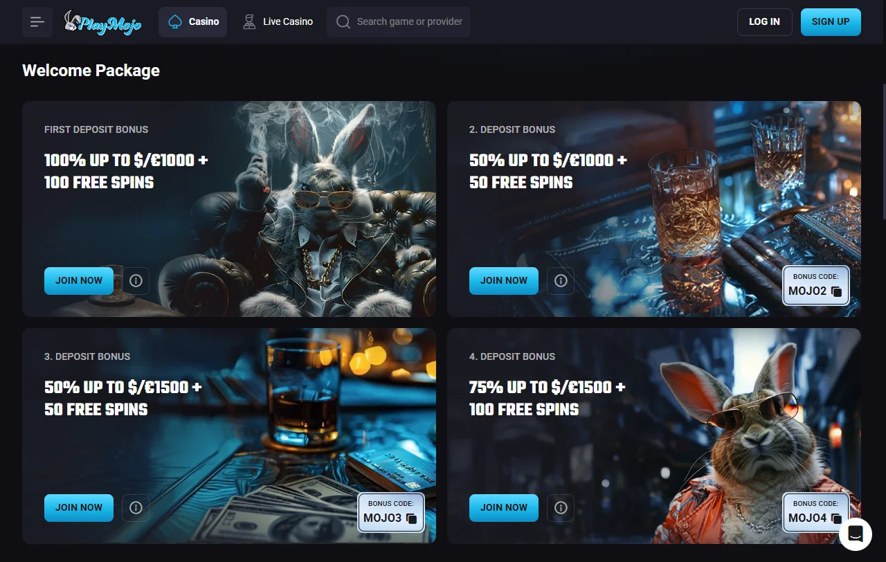 PlayMojo Casino bonuses and welcome offer explained for India players