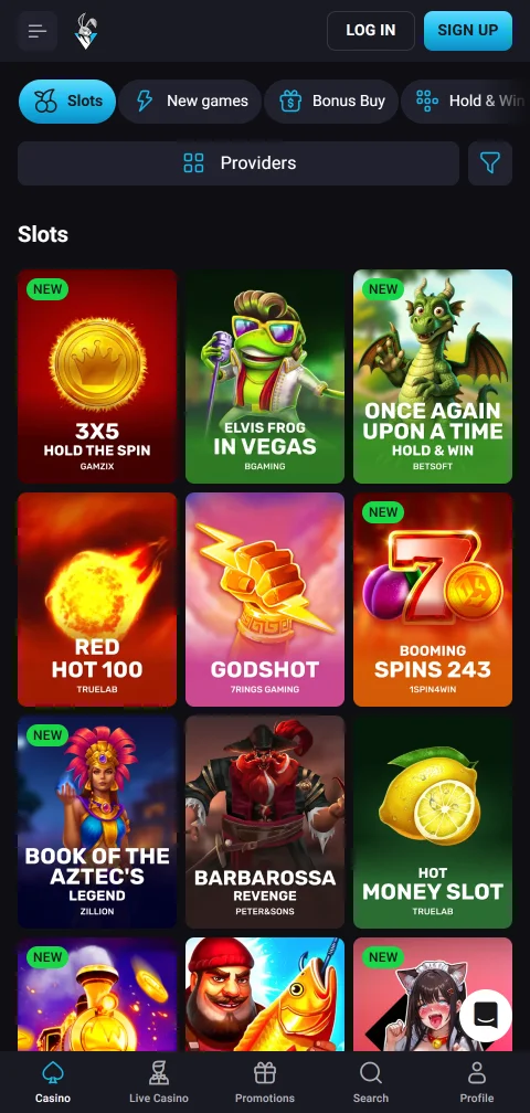 PlayMojo Casino deposits, withdrawals and payment methods for users