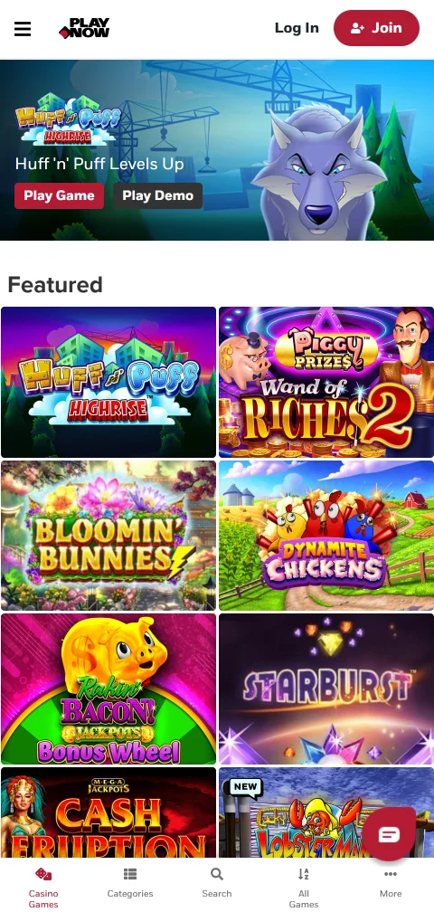 PlayNow Casino mobile access and browser-based play for Indian users