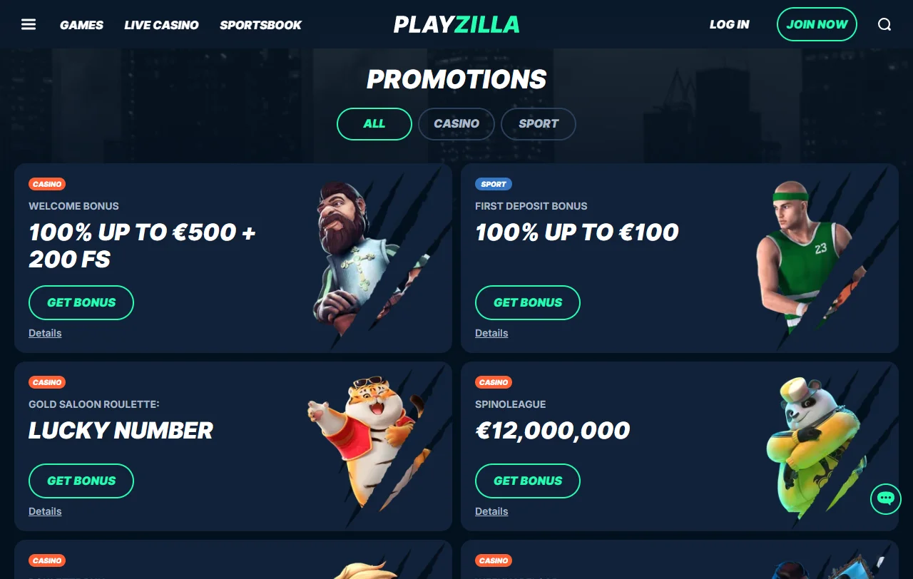 Playzilla Casino game library and live table coverage analysis