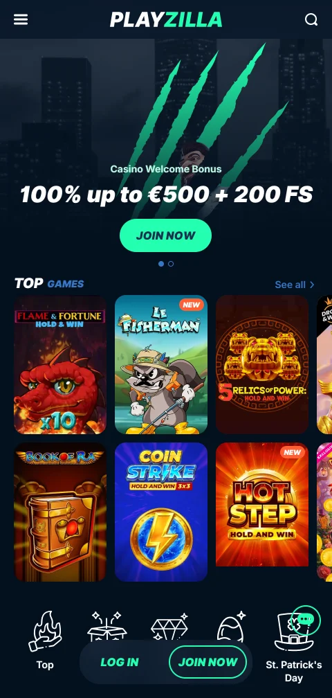 Playzilla Casino mobile access and browser play for Indian users