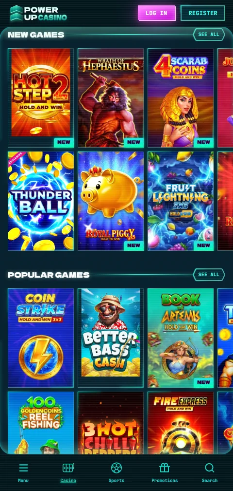 Powerup Casino deposits, withdrawals and payment methods explained
