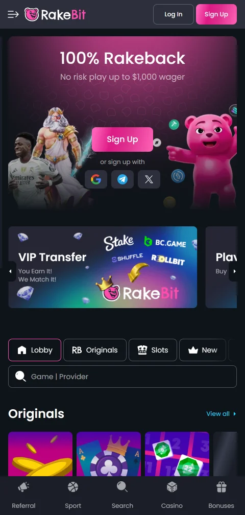 RakeBit Casino mobile gaming access and smartphone compatibility