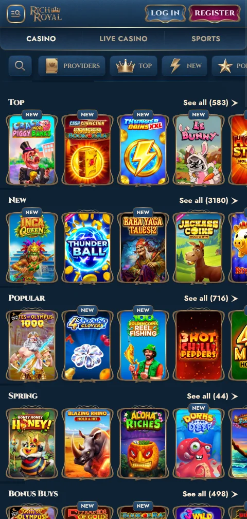 RichRoyal Casino deposits withdrawals and payment methods explained clearly