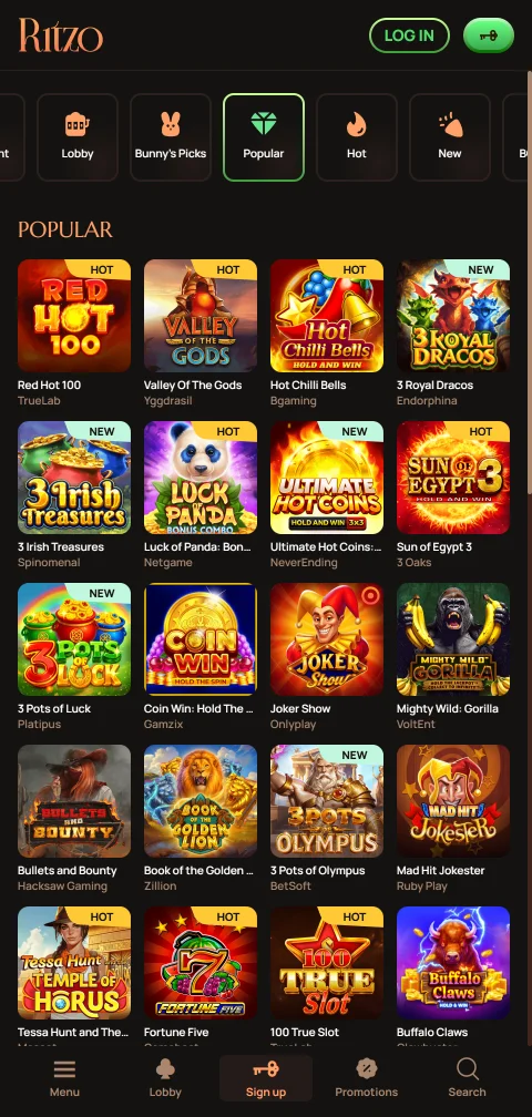 Ritzo Casino licence security and player protection summary
