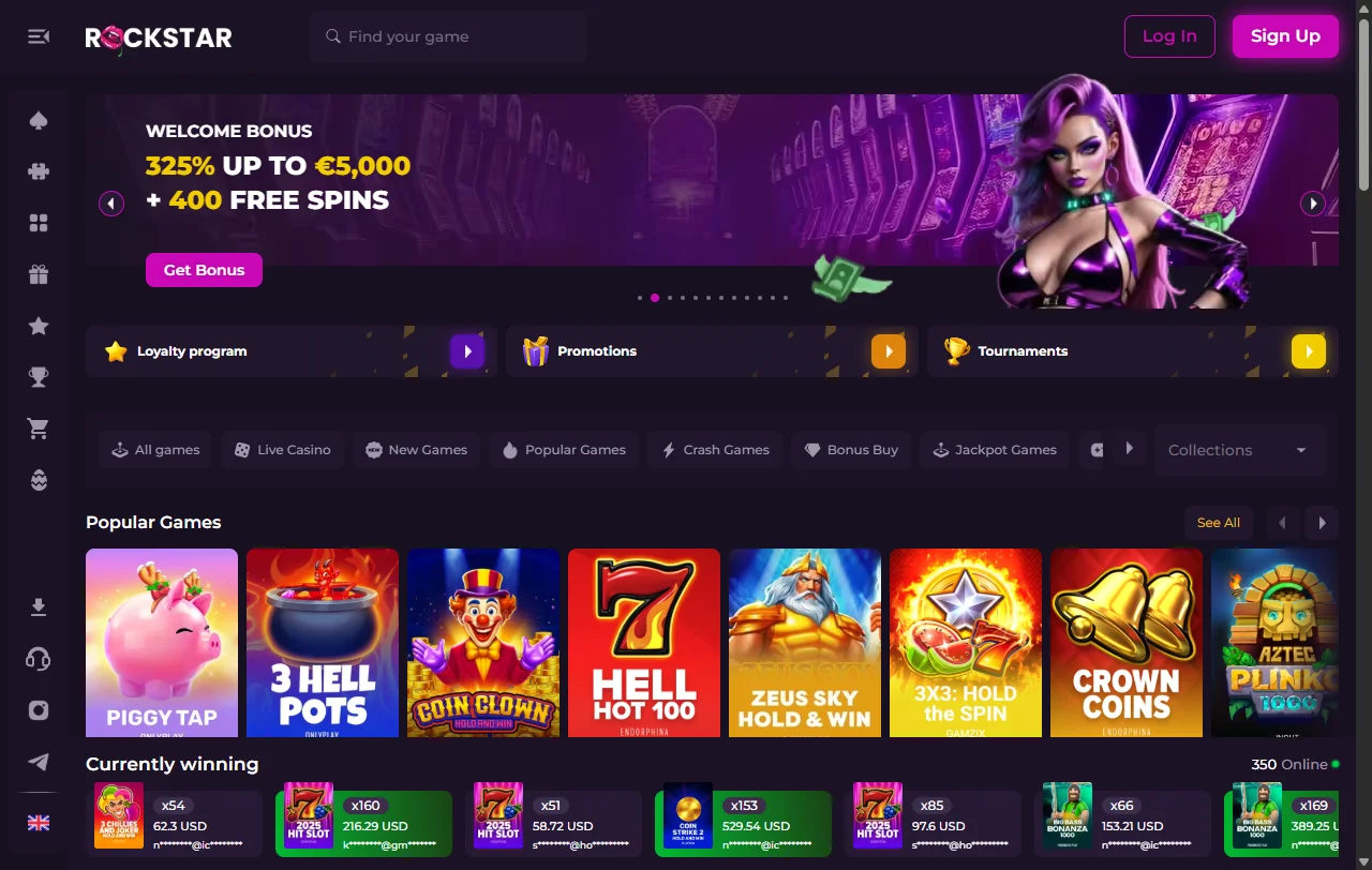 Rockstar Casino review with focus on payments and trust for India
