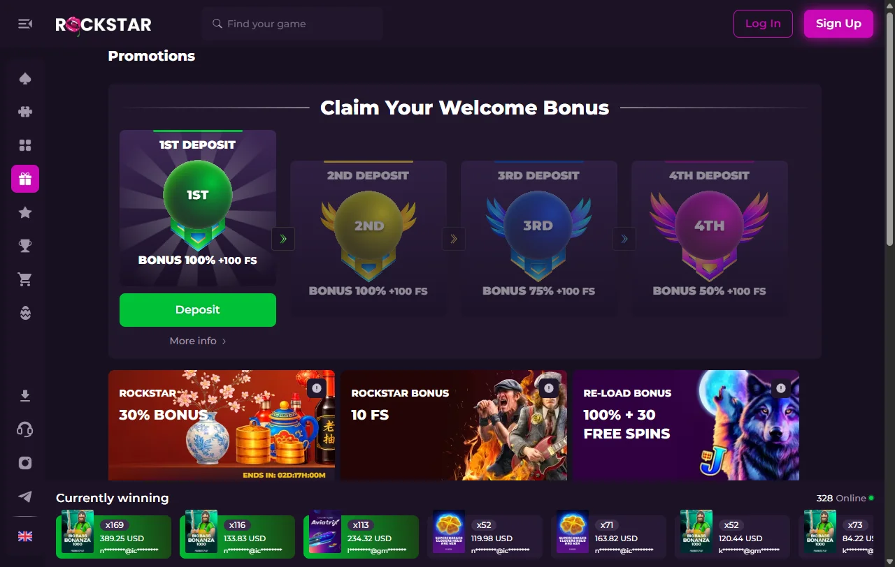 Rockstar Casino games and live tables overview for Indian players