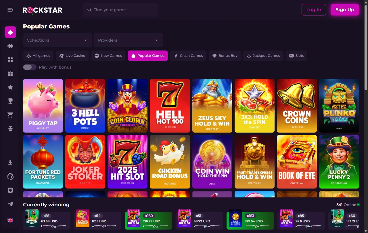 Rockstar Casino bonuses and offer terms explained for readers