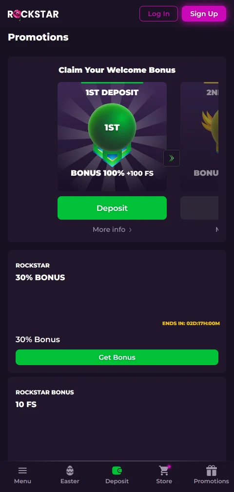 Rockstar Casino deposits and withdrawals with INR-friendly banking options