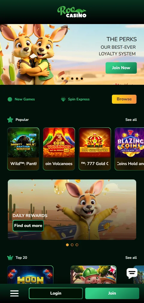 Roo Casino mobile access and browser play for India players