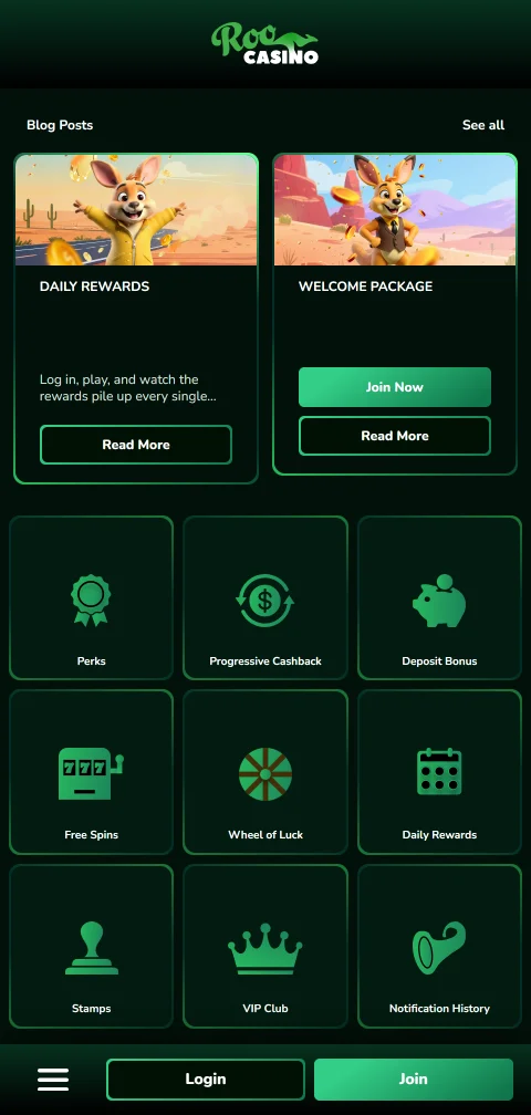 Roo Casino deposits, withdrawals and payment methods for Indian users