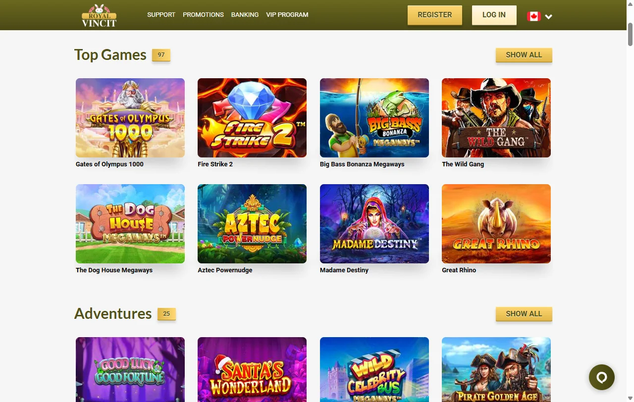 Royal Vincit Casino welcome offer and bonus terms overview