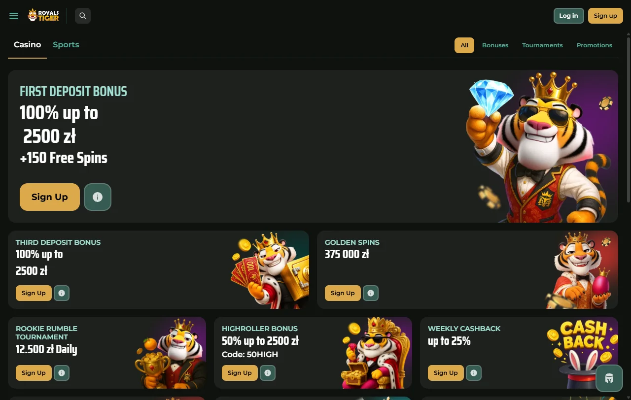 RoyalsTiger Casino bonus terms and welcome offer summary for readers