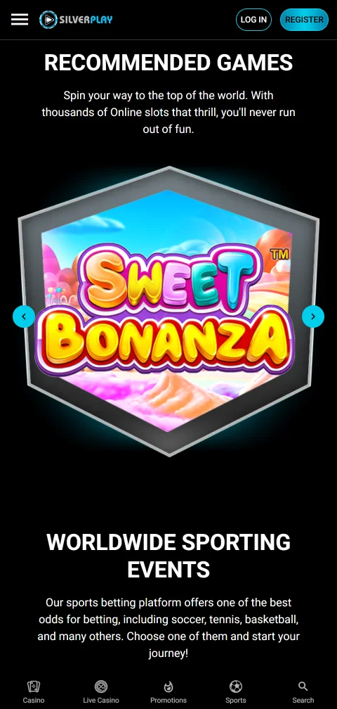SilverPlay Casino mobile access for convenient play on phones