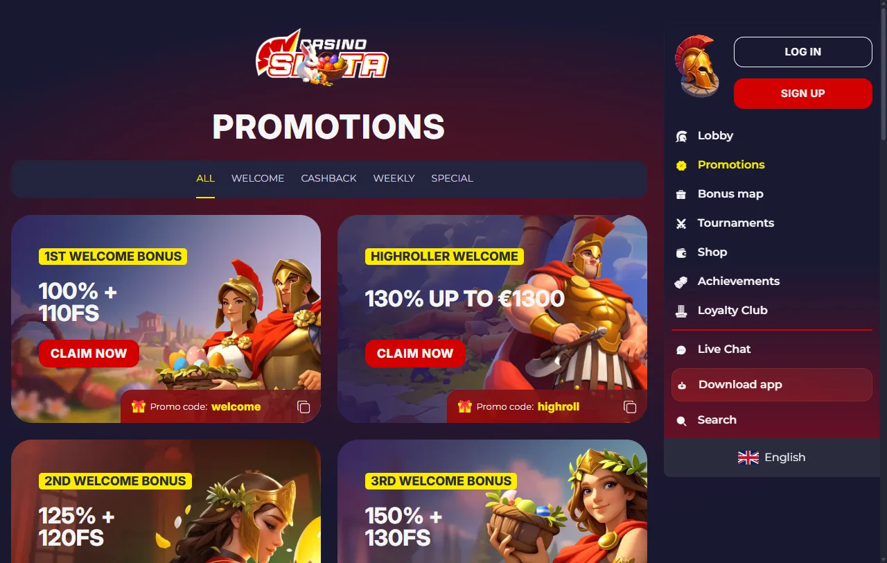 Slota Casino bonus terms and welcome offer analysis