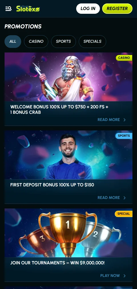 Slotexo Casino licence details and player safety information