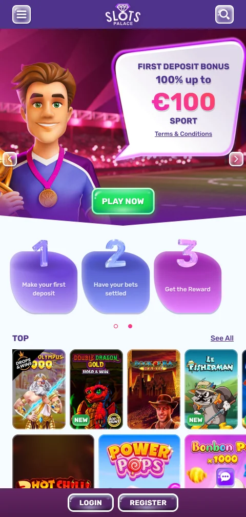 SlotsPalace Casino mobile play on smartphone with browser compatibility