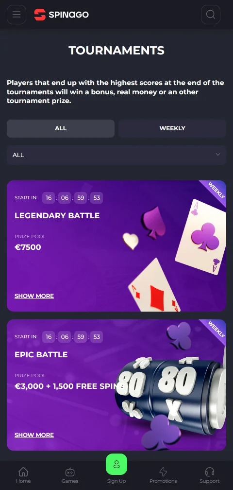Spinago Casino security licence and player protection overview