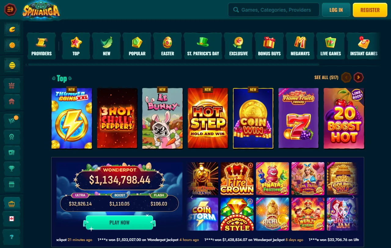 Spinanga Casino overview of bonus structure and promotional terms