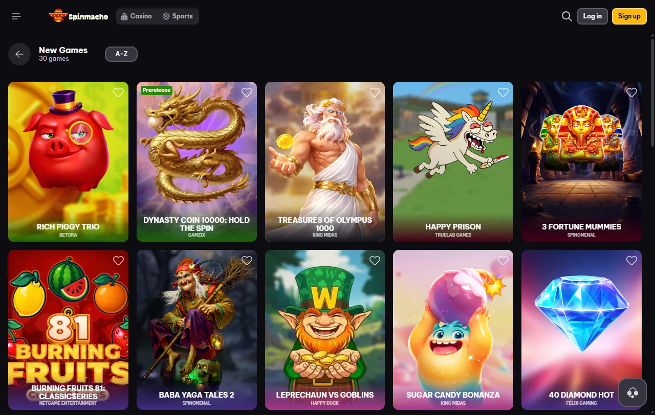 Spinmacho Casino bonuses and promotions summary for readers