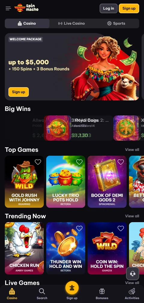 Spinmacho Casino mobile access and smartphone compatibility details